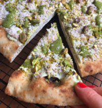 pizza fit al pistacchio