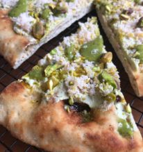 pizza fit al pistacchio