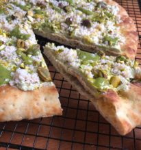 pizza fit al pistacchio