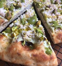 pizza fit al pistacchio