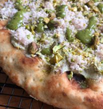 pizza fit al pistacchio