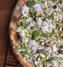 pizza fit al pistacchio