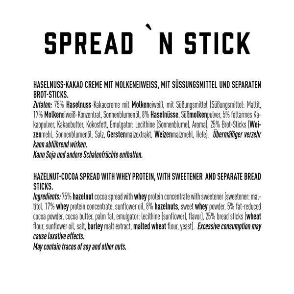 ingredienti spread n stick