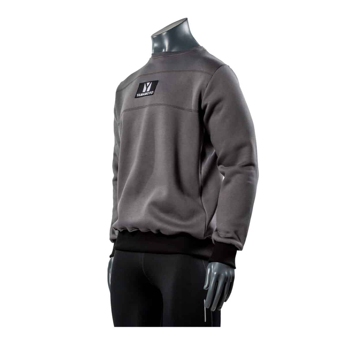 Black Patch Sweatshirt Colore: Grigio