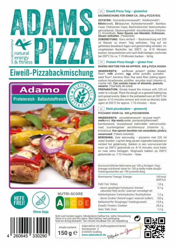 Preparato per pizza low carb Adams Brot.jpg