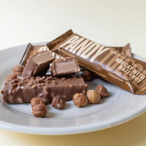 Barretta proteica nocciola e torrone