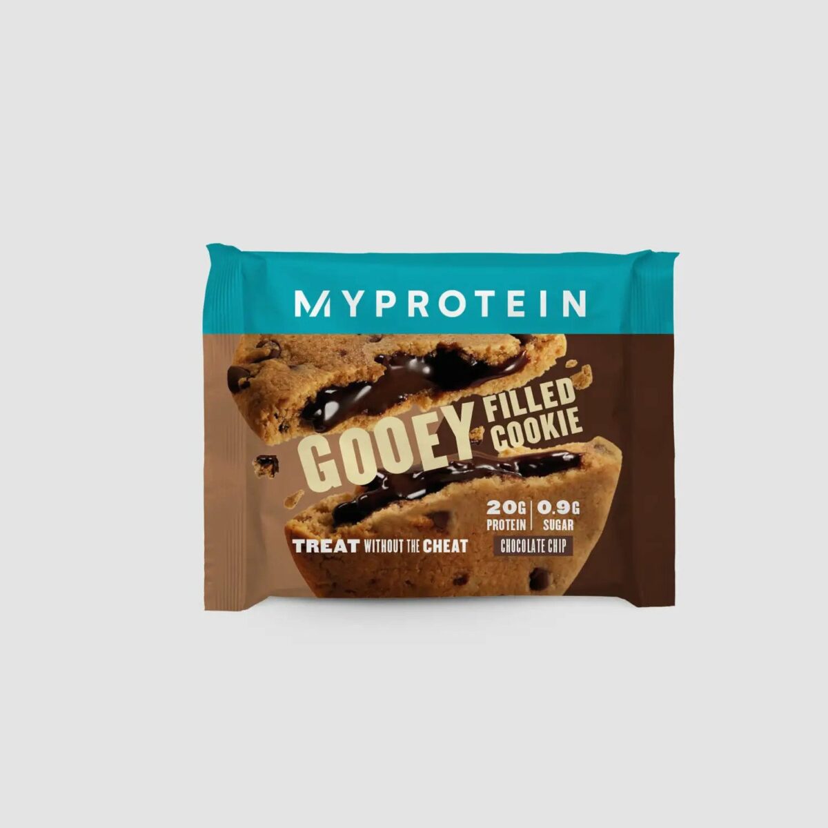 Filled protein cookie