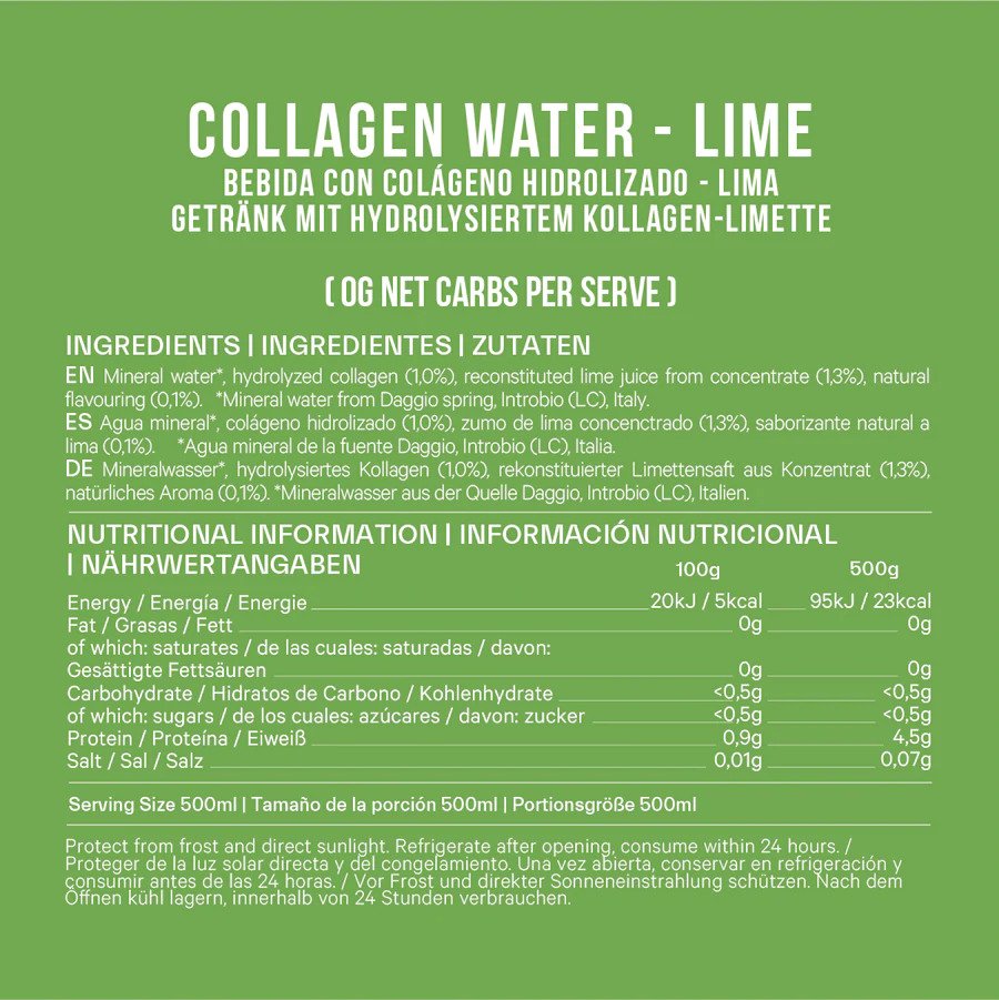 Collagen Water Gusto Lime
