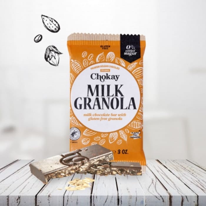 Cioccolato Al Latte Con Granola Senza Zucchero - Chokay