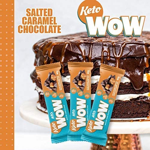 Keto Wow Bar - Caramello Salato e Cioccolato