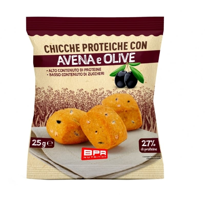 Chicche Proteiche Avena e Olive 25g