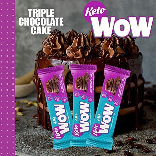 Keto Wow Bar - Torta al triplo cioccolato 40gr