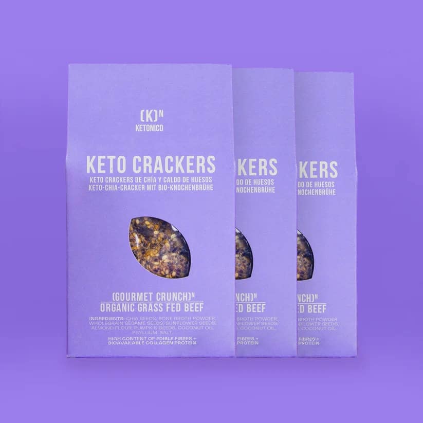 Crackers Keto con bordo di ossa 60gr