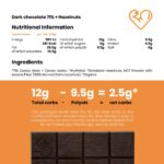 Cioccolato Fondente e Nocciole Keto - Funky Fat Foods 50gr