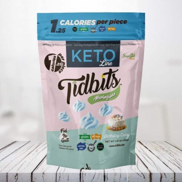 Meringhe Keto Birthday Cake - 40 Pezzi