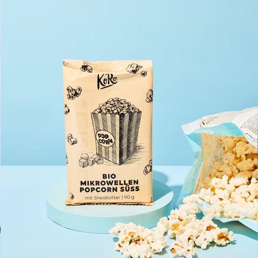 Popcorn dolci per microonde bio | 90 g