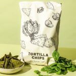 Tortilla chips agli spinaci 400gr