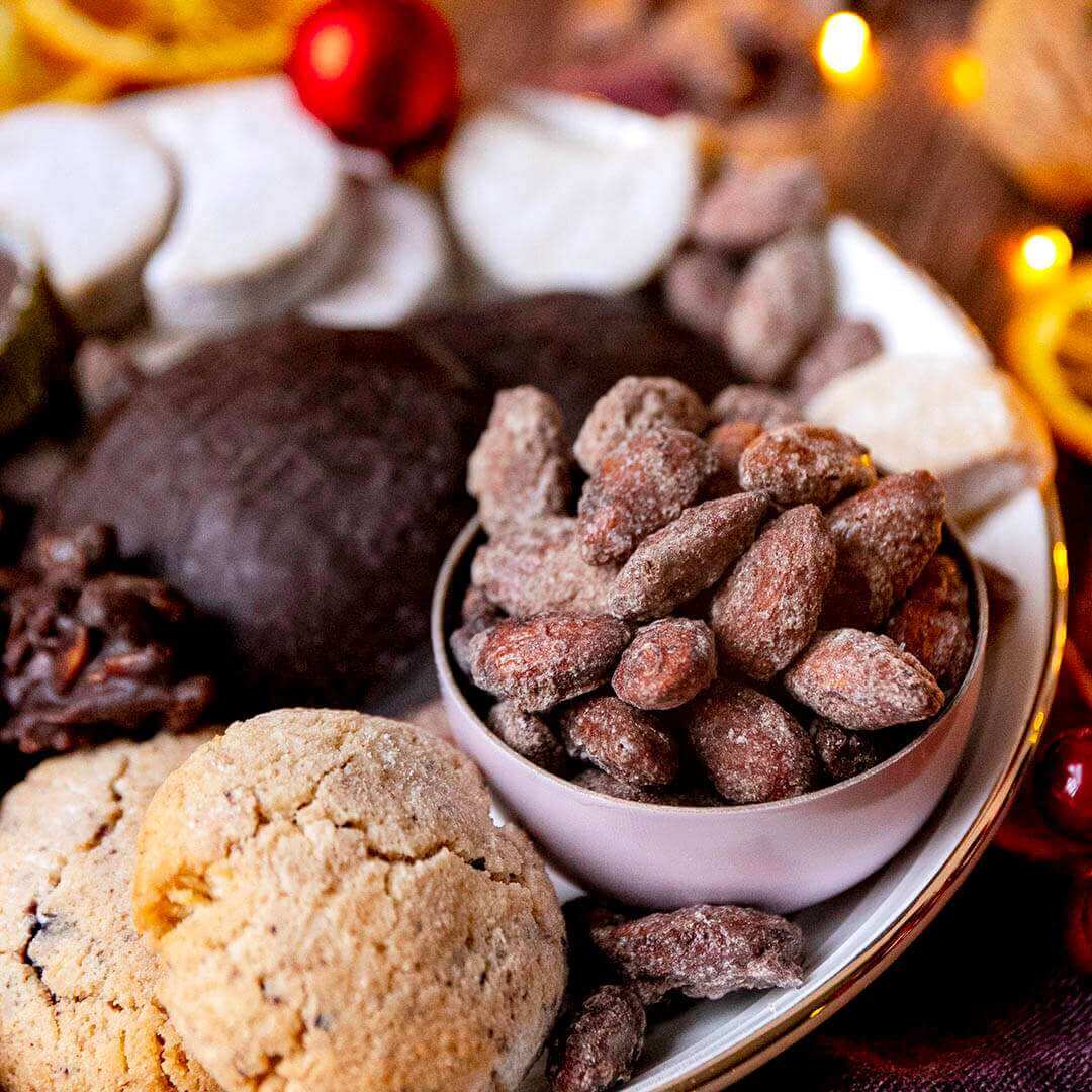 Sacchetto misto di biscotti al cioccolato Keto Edizione Natalizia
