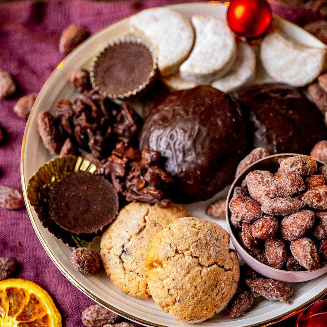Sacchetto misto di biscotti al cioccolato Keto Edizione Natalizia