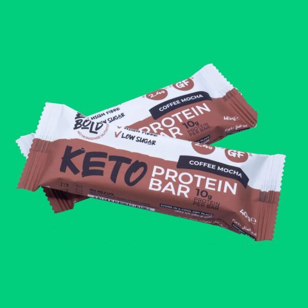 Keto Protein Bar Coffee Mocha 40gr Eva Bold