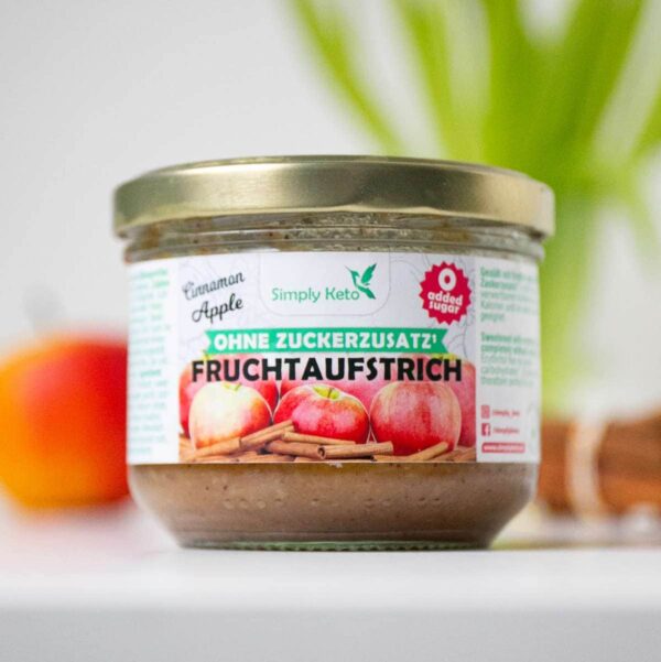 Marmellata keto Di Mela e Cannella 230gr