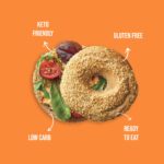 Keto Bagel con semi di sesamo senza glutine 2x75 gr