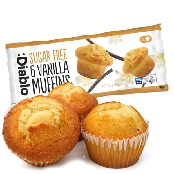 Muffin senza zucchero 45gr Diablo