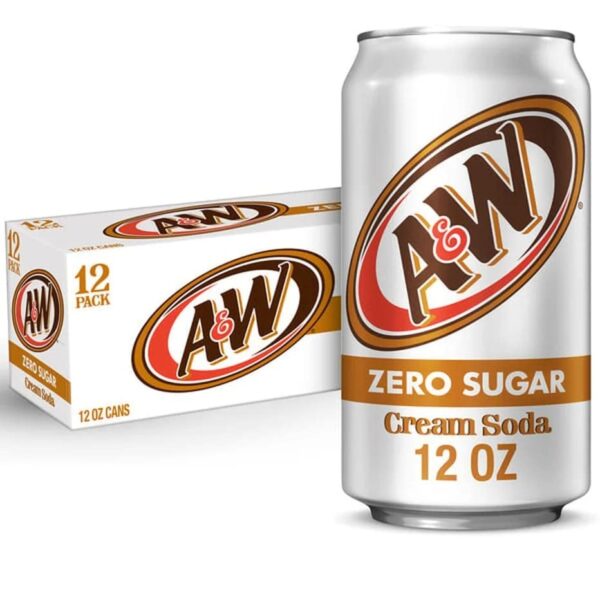 A&W USA Cream Soda Zero alla Vaniglia