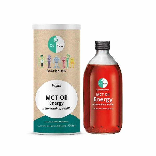 MCT Oil Keto Energy con astaxantina Go-Keto 500ml