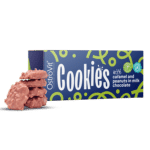 Biscotti con caramello e arachidi avvolti da cioccolato al latte 125gr Ostrovit