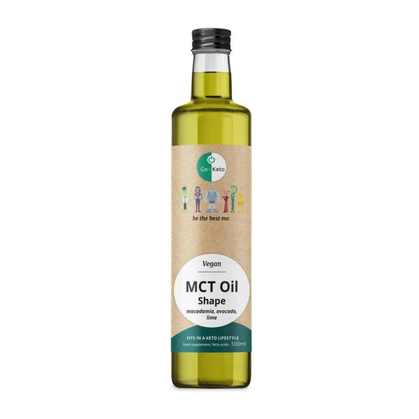 Olio MCT Keto Shape gusto Macadamia Avocado Lime Go-Keto 500ml