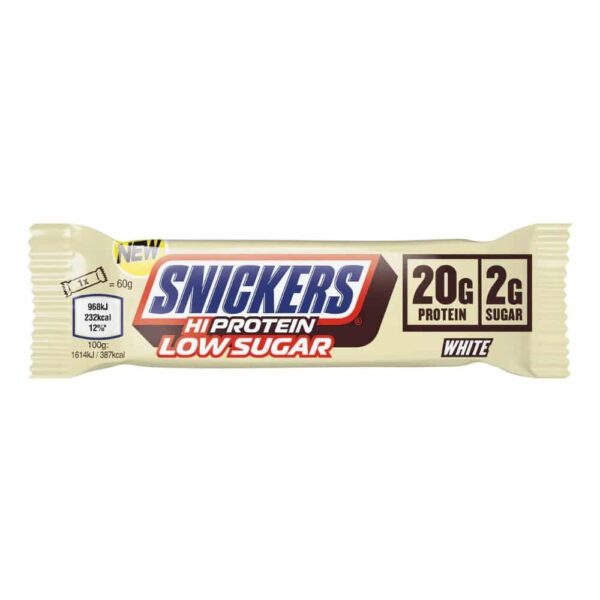Snickers Hi-Protein LOW SUGAR - Cioccolato Bianco