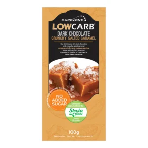 Cioccolato fondentee caramello salato croccante Carb Zone 100gr