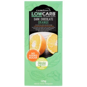 Cioccolato fondente all'arancia Carb Zone 125gr