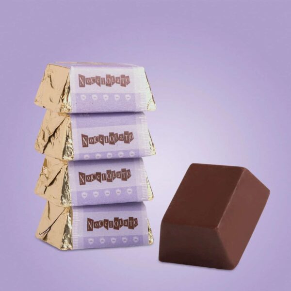 Set 5 cioccolatini Choco Zero Nocciolato Fondente