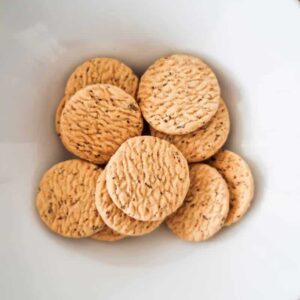 Biscotti Keto al pomodoro e origano, 2,2 g di carboidrati, ricchi di proteine 50gr