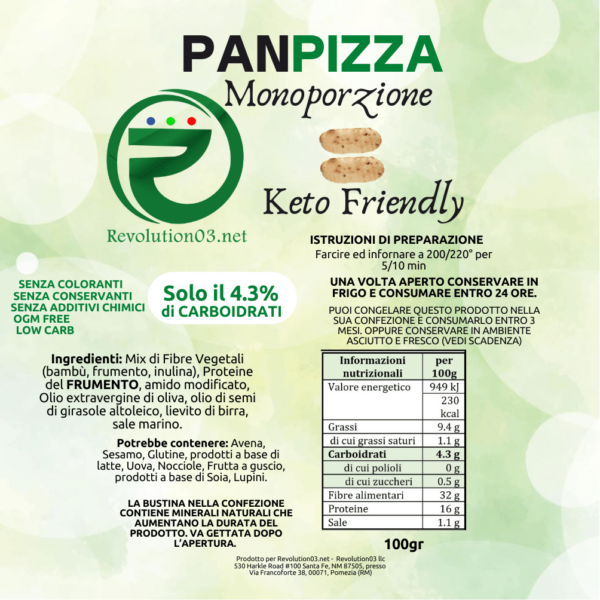PanPizza 2pz da 50g - Revolution03