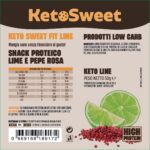 Snack al gusto LIME & PEPE ROSA Ketosweet 50gr