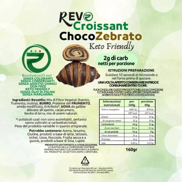 RevoCroissant ChocoZebrati 2pz da 75g - Revolution03