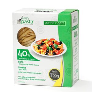 Penne Rigate -40% Calorie 260g secchi - 700g cotti Zen Pasta