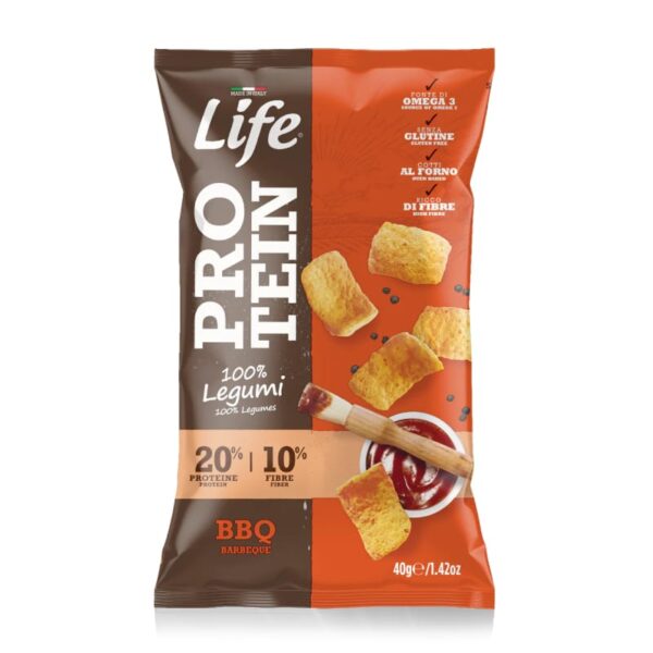 Snack Proteico Di Legumi Gusto BBQ - LifeSnack 40gr