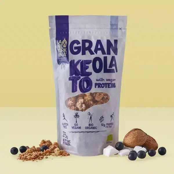 Granola Keto con proteine vegane 275gr - La Newyorkina