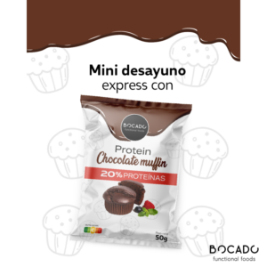 Muffin Proteici al cioccolato 50gr - Bocado