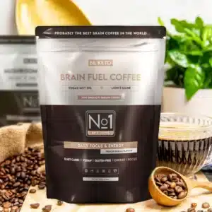 Caffè Keto Istantaneo Solubile 250gr - Brain Fuel (olio MCT e criniera di leone)