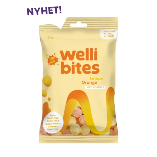 Gocce con vitamina C Limone ed Arancia 50gr - Welli Bites