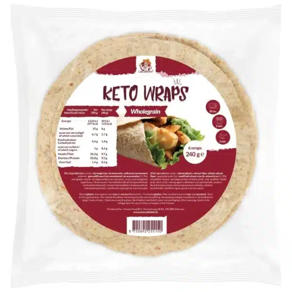 New Keto Tortilla wraps 240gr (6 pezzi) - Lowcarbchef