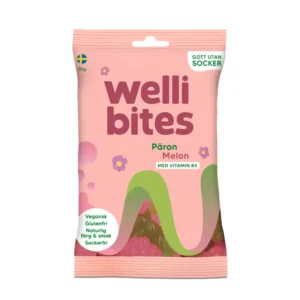 Caramelle senza zucchero Pera e Melone 50gr - Welli Bites