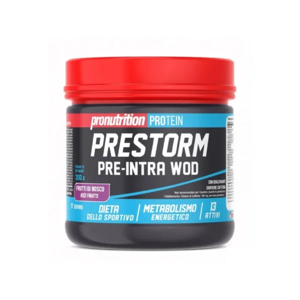 Preworkout Prestorm 300gr Frutti di Bosco - Pro Nutrition