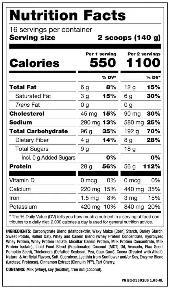 Mutant Mass (2200g)