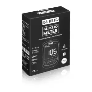 GluKeto Meter – Misuratore di glicemia e chetoni (pacchetto iniziale)